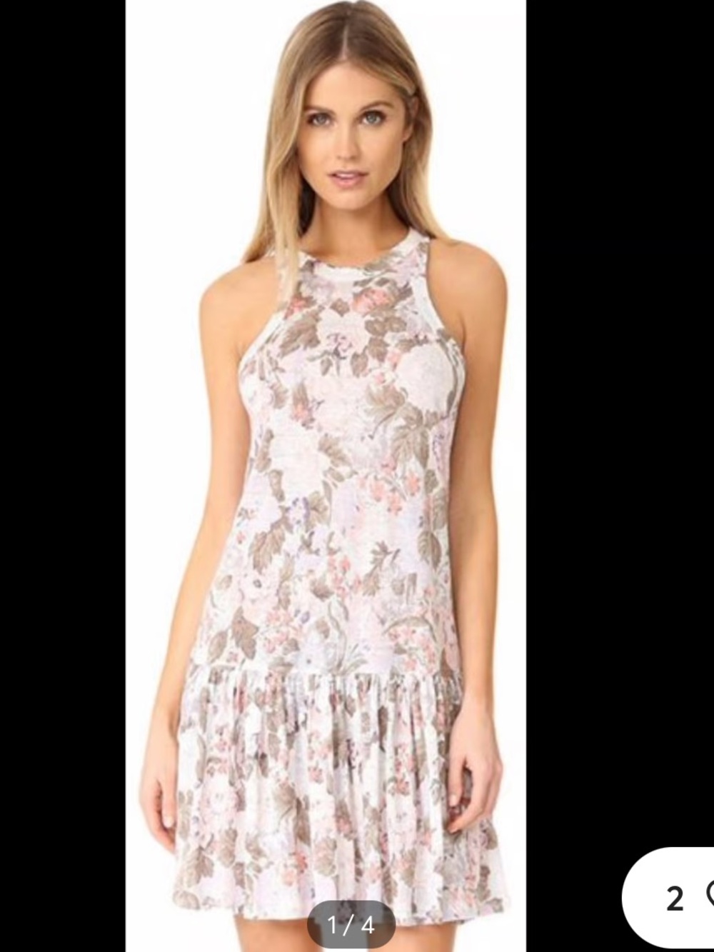 100% Linen Rebecca Taylor drop waist dress